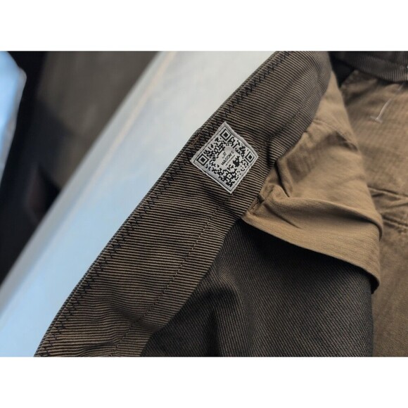 MASON'S New York Regular Fit Flat Front Stretch Cotton Pants Mens Sz 58/42 Brown - Picture 13 of 16